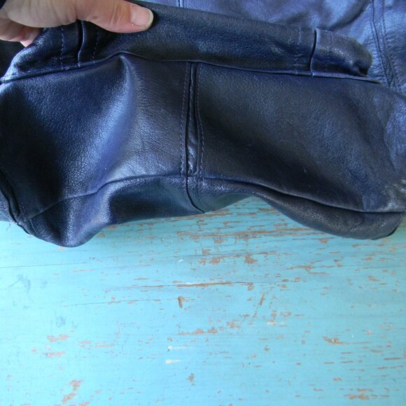 LATICO NAVY BLUE LARGE BOHO HOBO SHOULDER BAG! - Picture 5 of 8